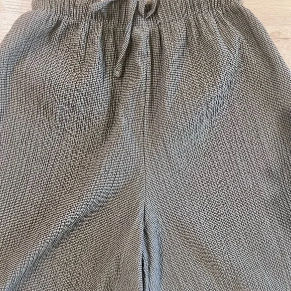 ZARA Women’s brown/grayish Texture  Wide Trouser Size Medium - Picture 12 of 15